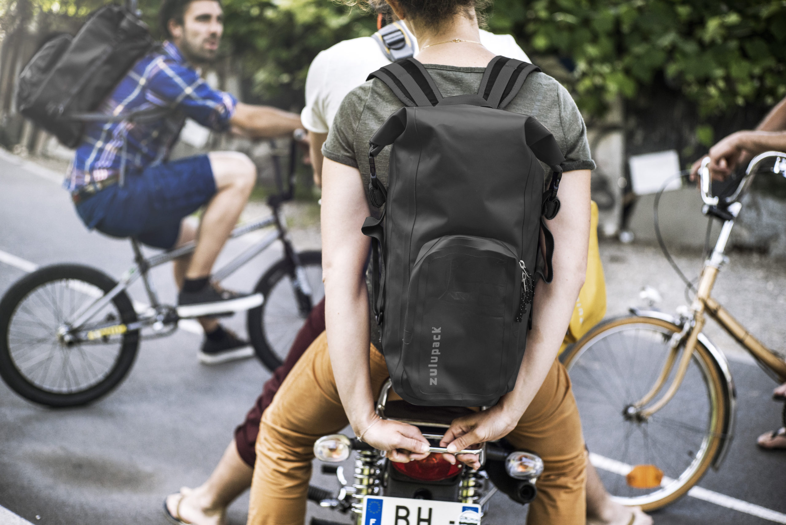 Sac à dos moto étanche